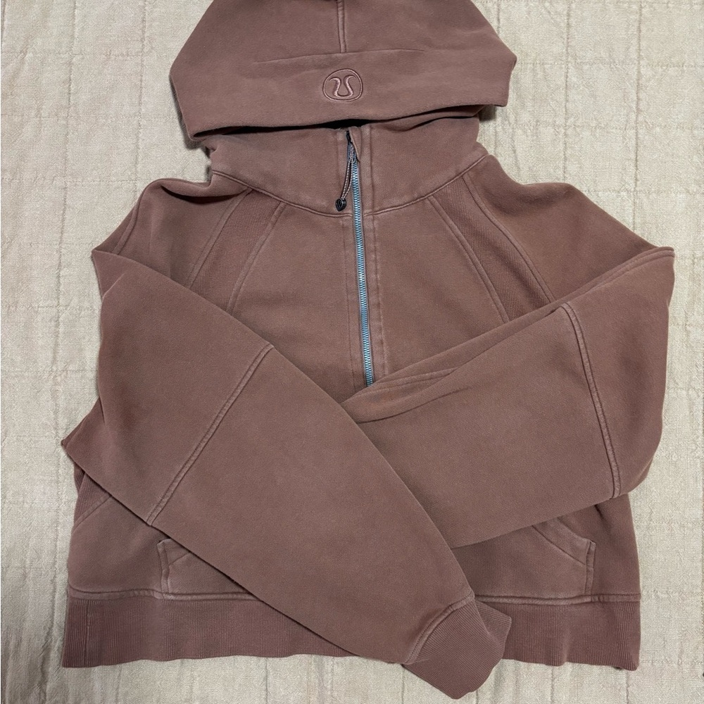 Scuba Oversized Half Zip Hoodie
